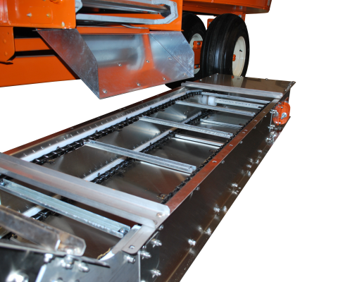 Regulator conveyor 24” (61 cm): Ideal to transfer from a mixer